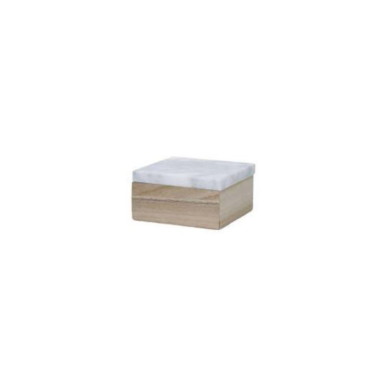 Caja FINN madera y mármol