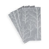 Servilletas WINTER TREES plata 10.8x19.7