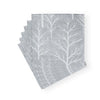 Servilletas WINTER TREES plata 12.7x12.7