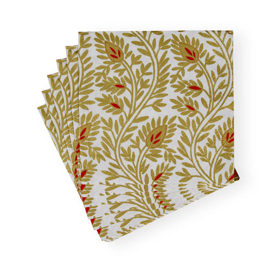 Servilletas SAMSARA oro 16,5x16,5