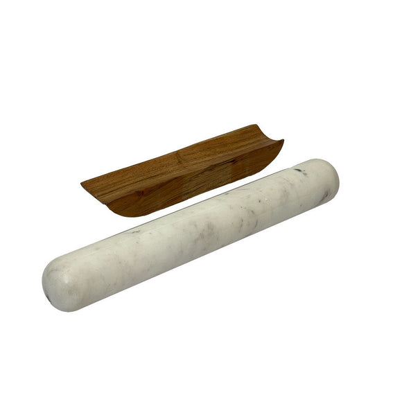 Rodillo mármol con soporte