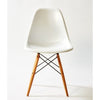Silla ABS blanca / madera