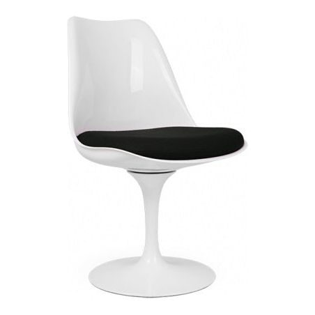 Silla giratoria blanca