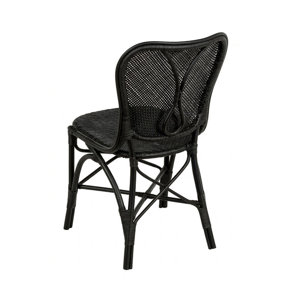 Silla ratán negro