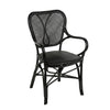 Sillón ratán negro