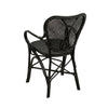 Sillón ratán negro