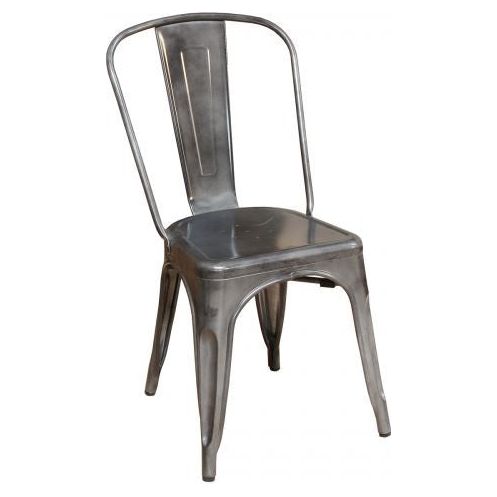 Silla metal galvanizado
