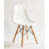 Silla ABS blanca / madera