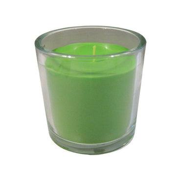 Vela cristal pistacho 14x14