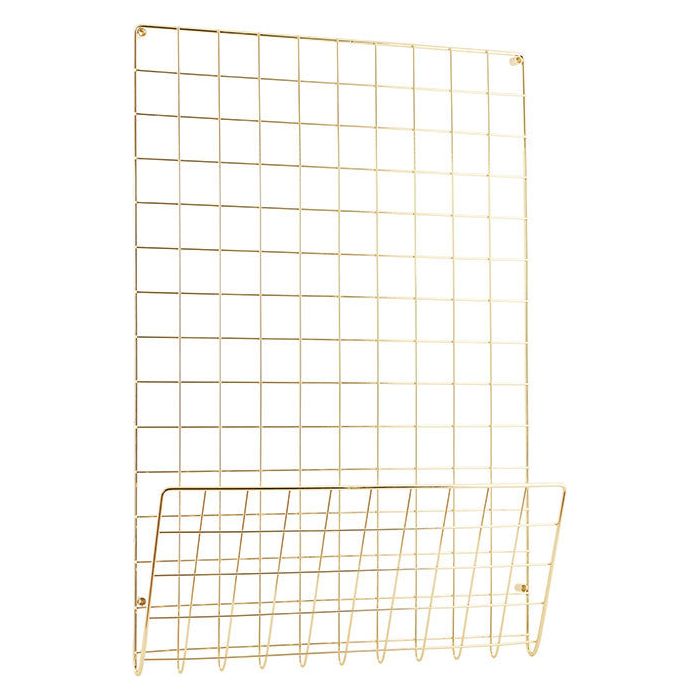 Organizador pared dorado