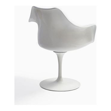 Sillón giratorio blanco