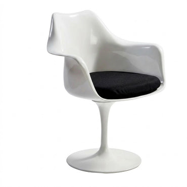 Sillón giratorio blanco