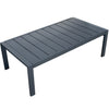 Set exterior sofás 3 plazas + sillones + mesa antracita