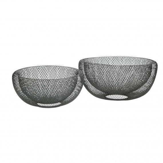 Set 2 cestas KABU plata