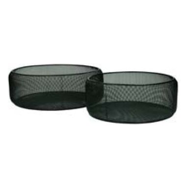 Set 2 cestas KARO negro