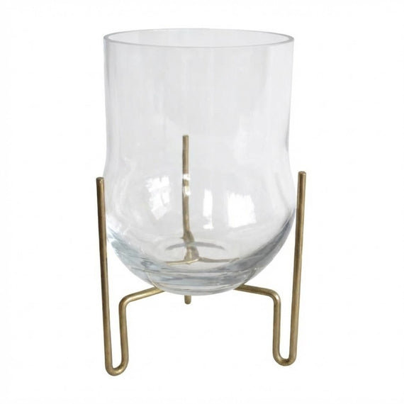 Florero cristal con pedestal
