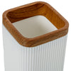 Vaso blanco baño