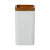 Vaso blanco baño