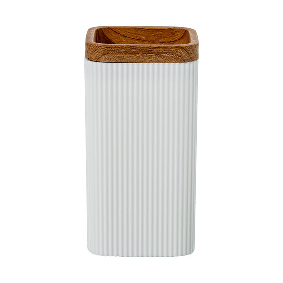 Vaso blanco baño