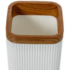 Vaso blanco baño