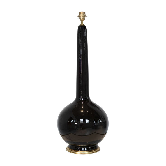 Lámpara Botella 33x77 negra