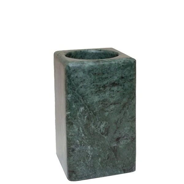 Portacepìllos mármol verde