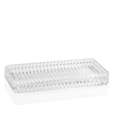 Bandeja cristal tallado