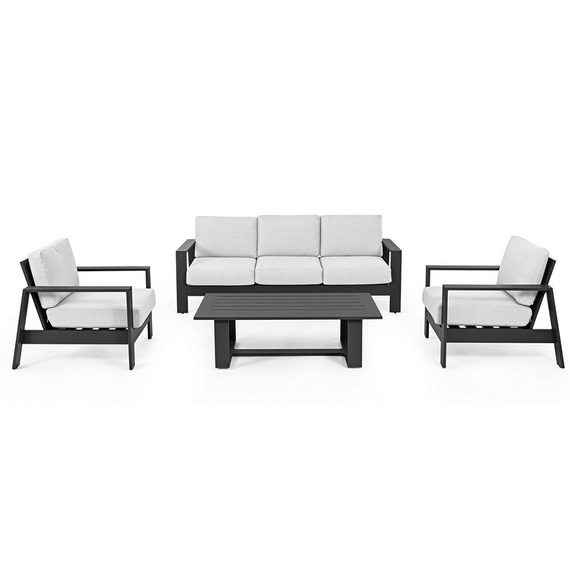 Set exterior aluminio antracita