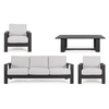 Set exterior aluminio antracita