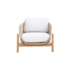 Sillón exterior madera y cuerda