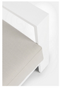 Set exterior aluminio blanco