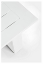 Set exterior aluminio blanco