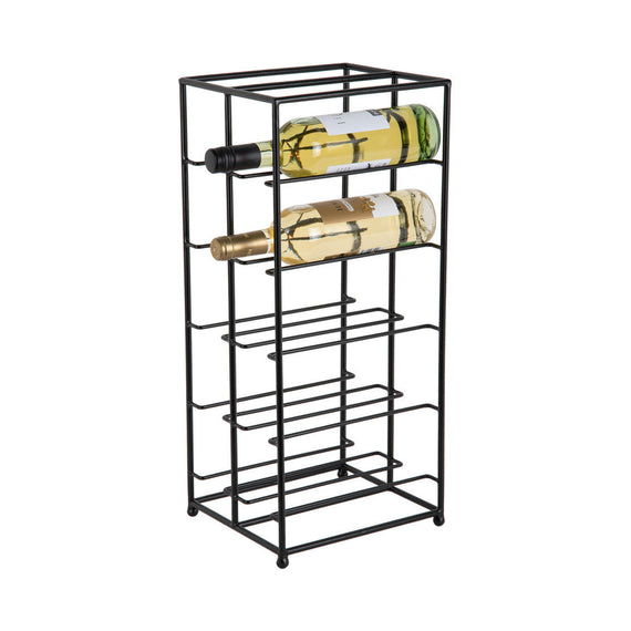 Botellero suelo doble negro