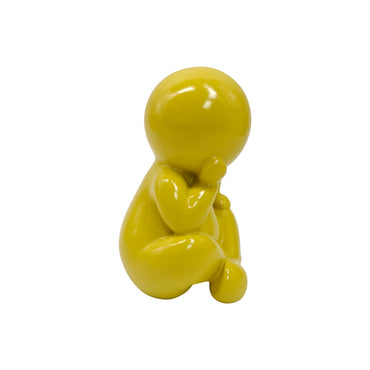 Estatua AMIGO SIT amarillo