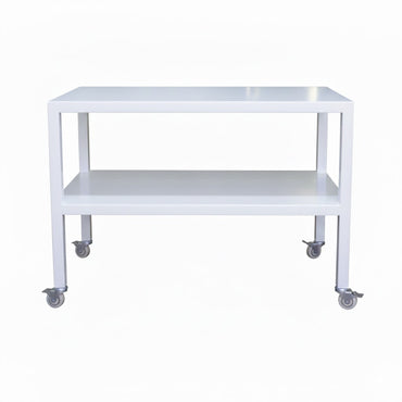 Carro TV hierro y chapa con ruedas