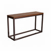 Consola Cubo con tapa roble