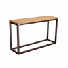 Consola Cubo con tapa roble