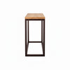 Consola Cubo con tapa roble