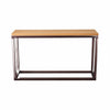 Consola Cubo con tapa roble