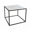 Mesa Cubo con mármol embutido
