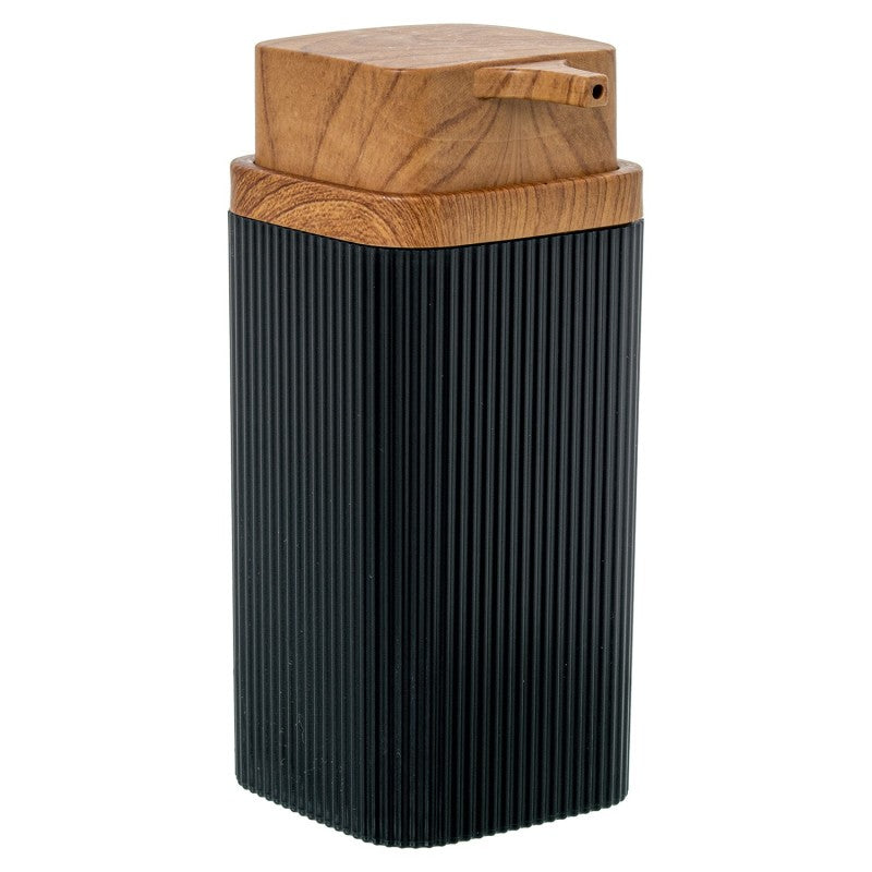 Dosificador negro jabón baño