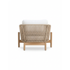 Sillón exterior madera y cuerda
