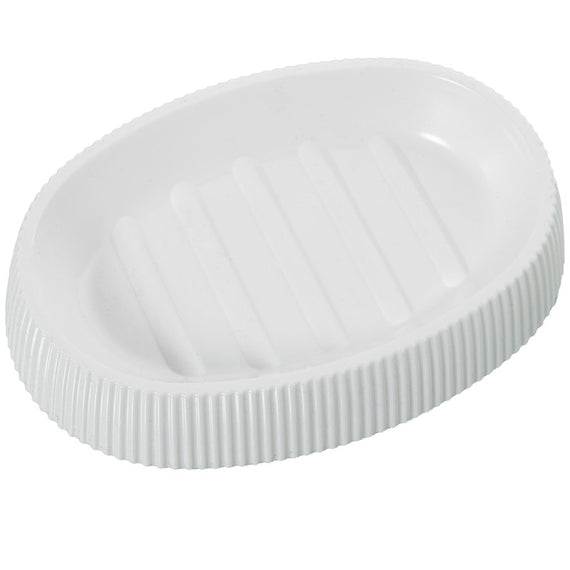 Jabonera acrilica blanca