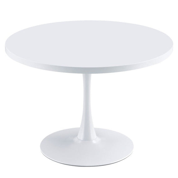 Mesa comedor redonda blanca