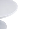 Mesa comedor redonda blanca