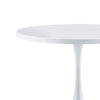 Mesa comedor redonda blanca
