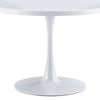 Mesa comedor redonda blanca