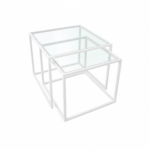 Mesas nido hierro pulido