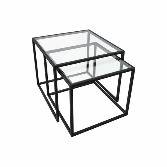 Mesas nido hierro pulido