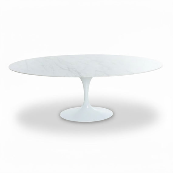 Mesa mármol ovalada 200x120